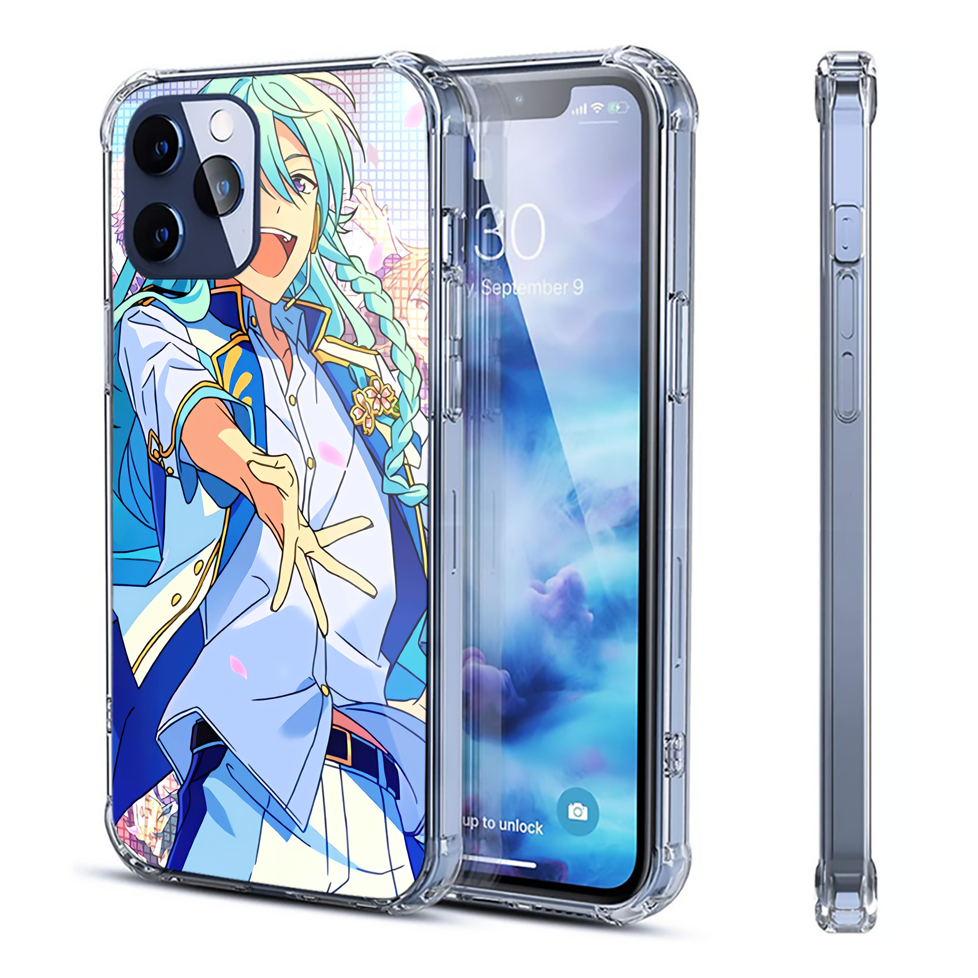 （画像用） あんさんぶるスターズ! Ensemble Stars 【iPhone 12シリーズ対応】透明スマホケース（クリアソフトケース）
